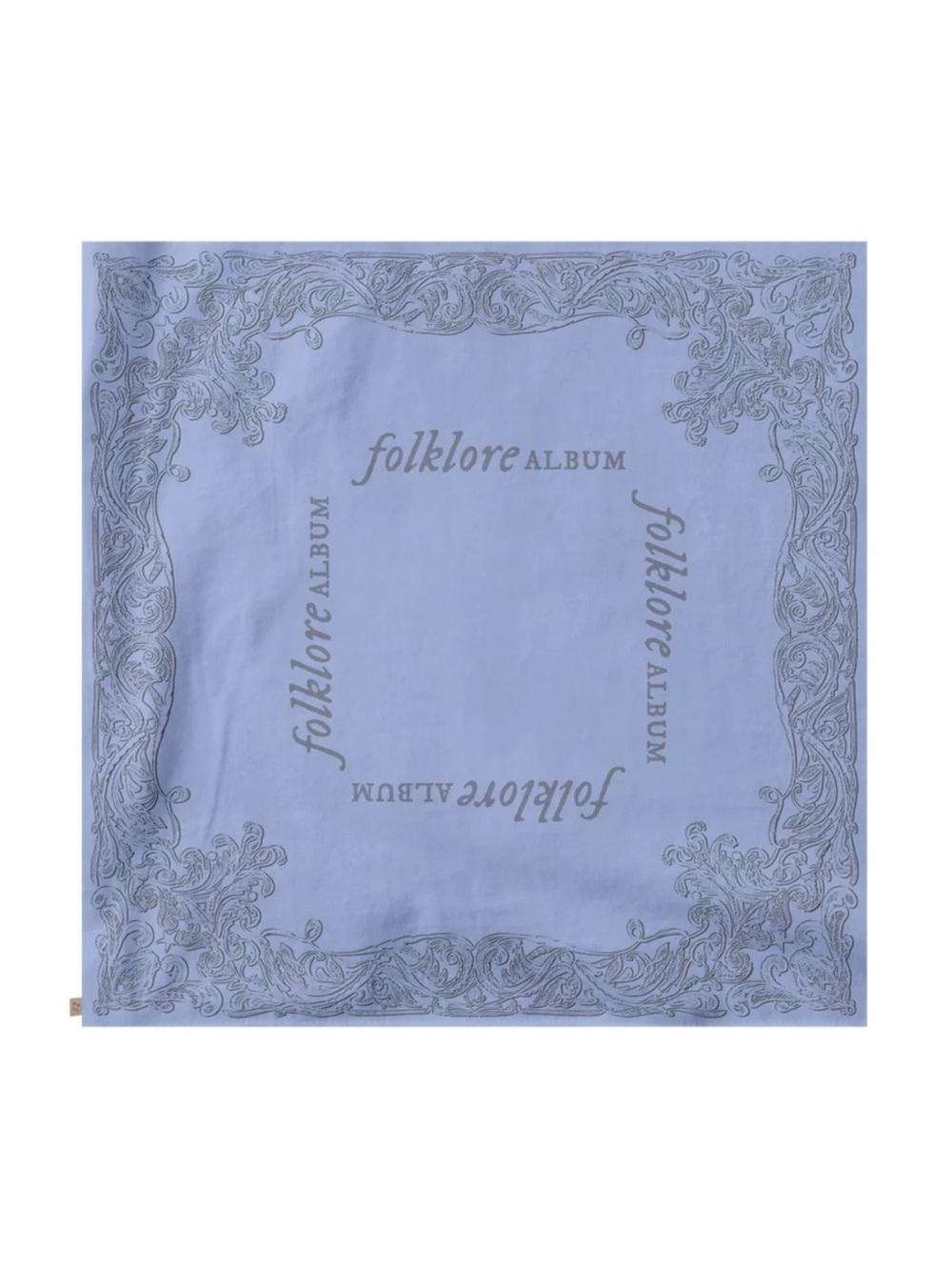 Taylor Swift Folklore Album Cobblestone Blue Bandana